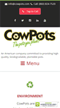 Mobile Screenshot of cowpots.com